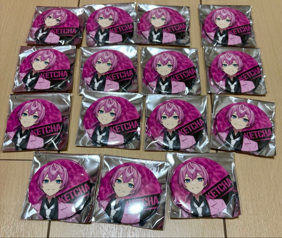 AMPTAK×COLORS けちゃ缶バッジ 15個セット