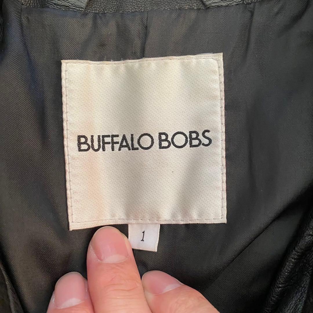 BUFFALO BOBS シングルライダース　レザージャケット　Y2K