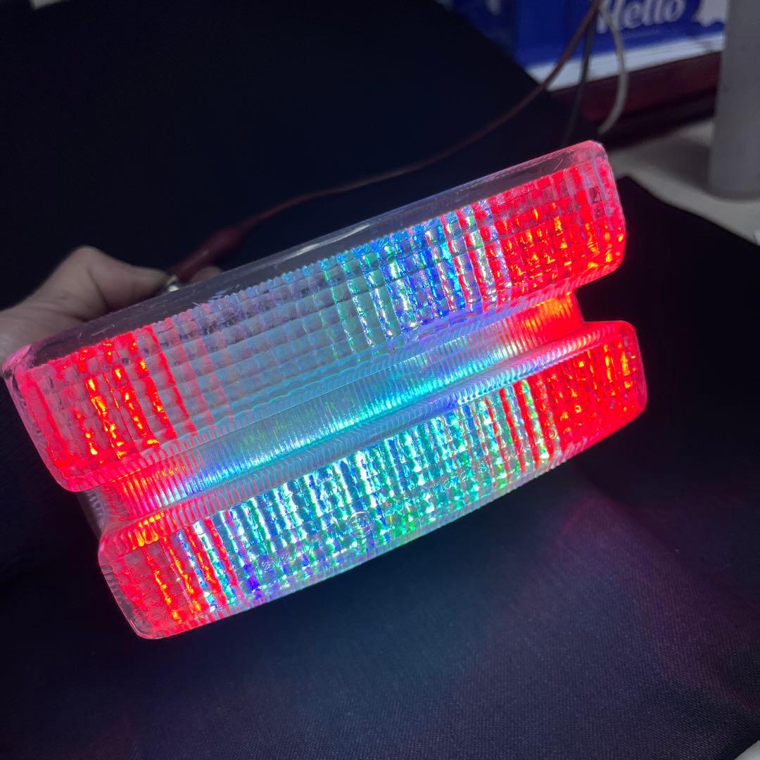 XJR400 4HM クリアテール LED 一部欠け有り