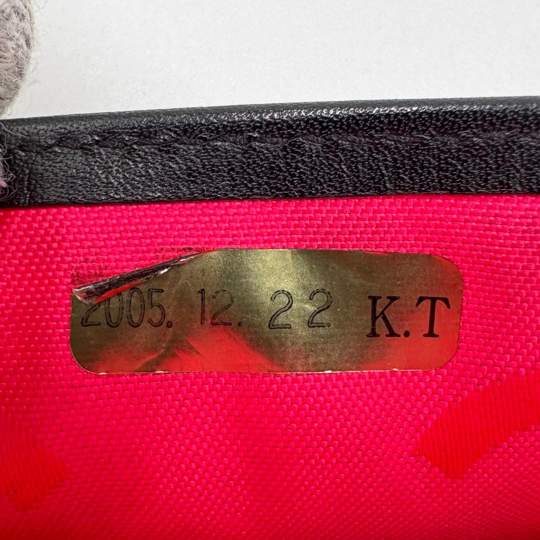 CHANEL シャネル カンボンライン レザー 二つ折り財布 コンパクト財布