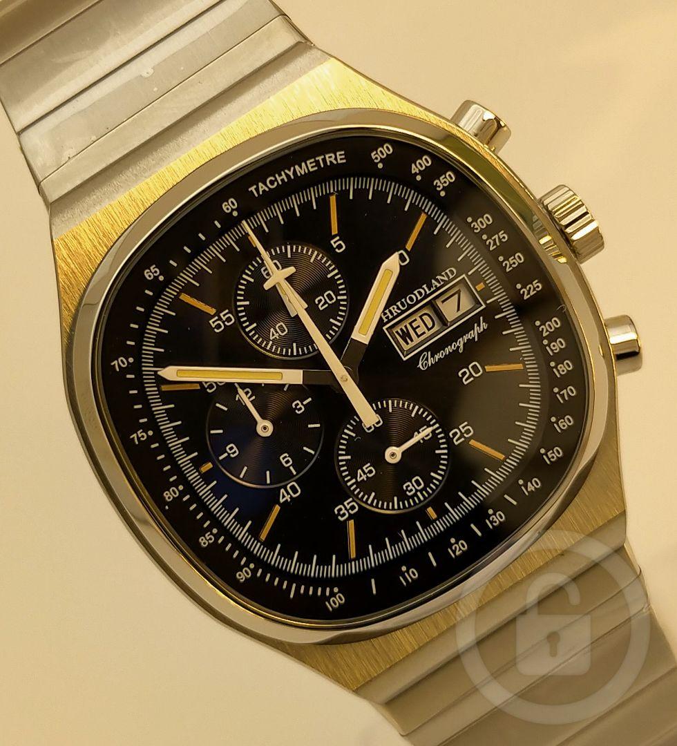 待望のテレビスクリーン型【御代田os00/新品】ムーンウォッチ クロノグラフ①