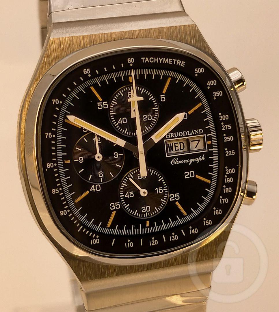 待望のテレビスクリーン型【御代田os00/新品】ムーンウォッチ クロノグラフ①