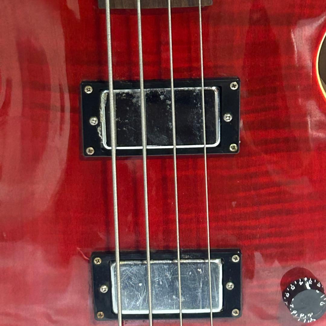 【希少】GrassRoots レスポールベース フレイムメイプル レッド
