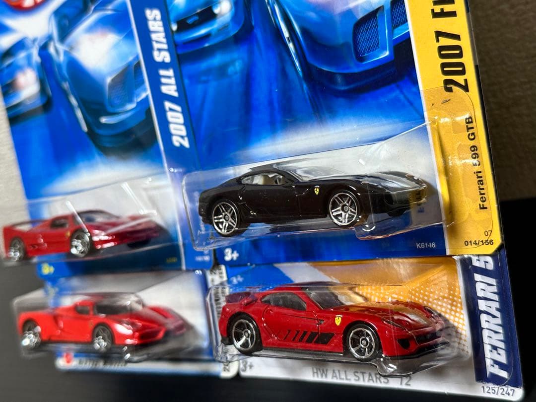 ホットウィール 599 xx 599 GTB F50 エンツォ 4台セット