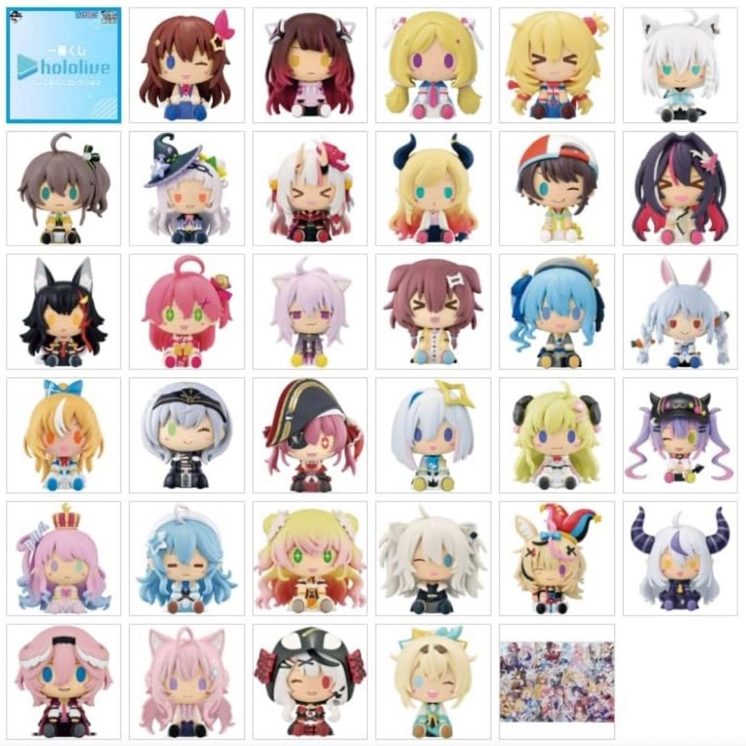 一番くじ　ホロライブ　ちょこのっこ全種