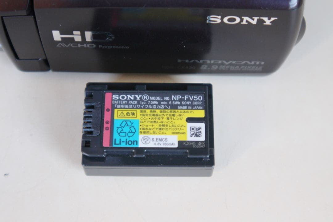 SONY HDR-CX430V 動作品