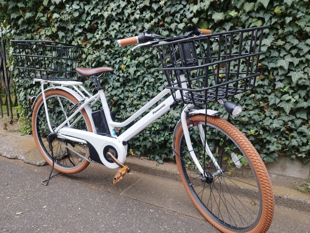 現行型バッテリー カラーコーデ ティモ S アクティブホワイト 26インチ