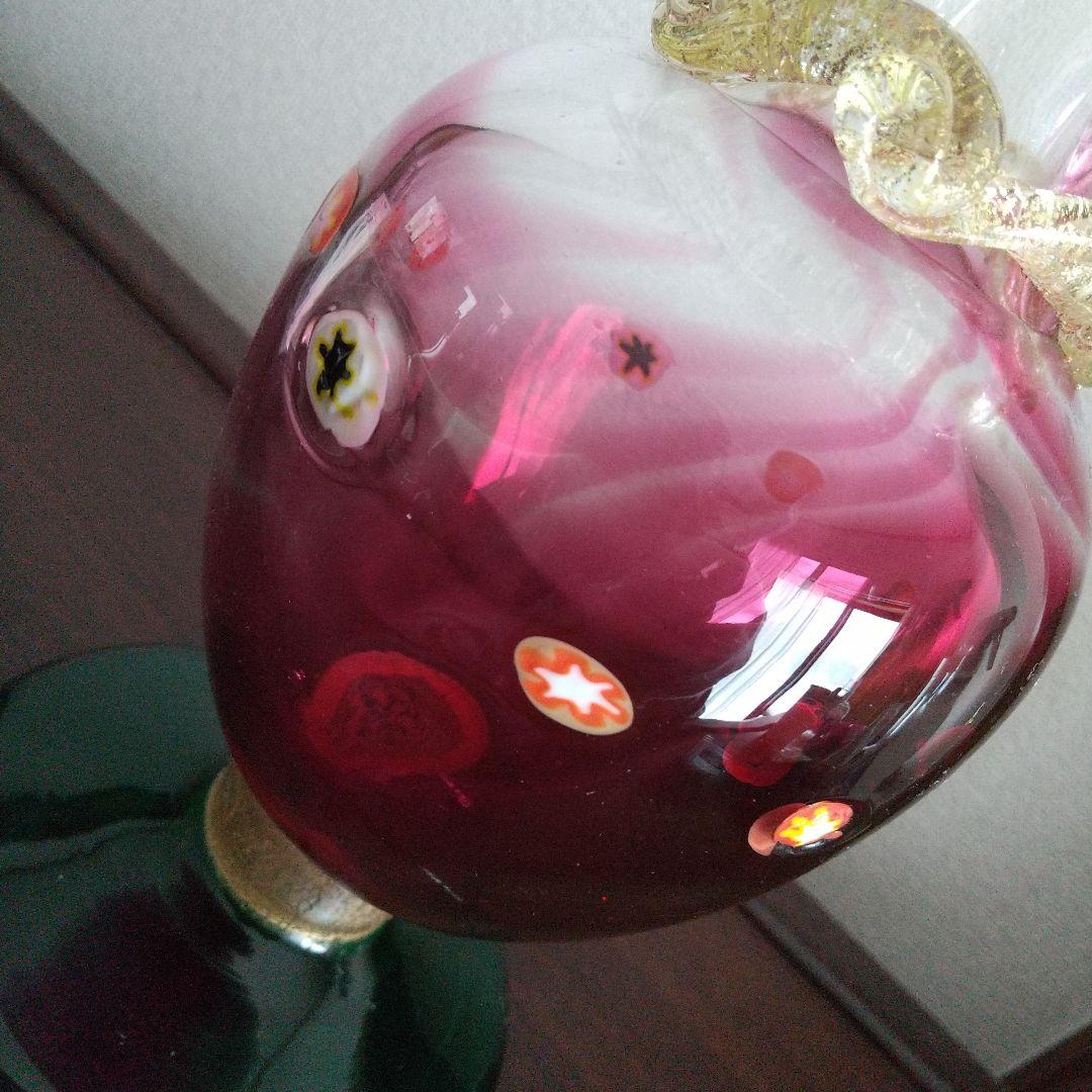 ガラス 工芸 カラフェ ?? デキャンタ ?? ヴェネチアンガラス ??