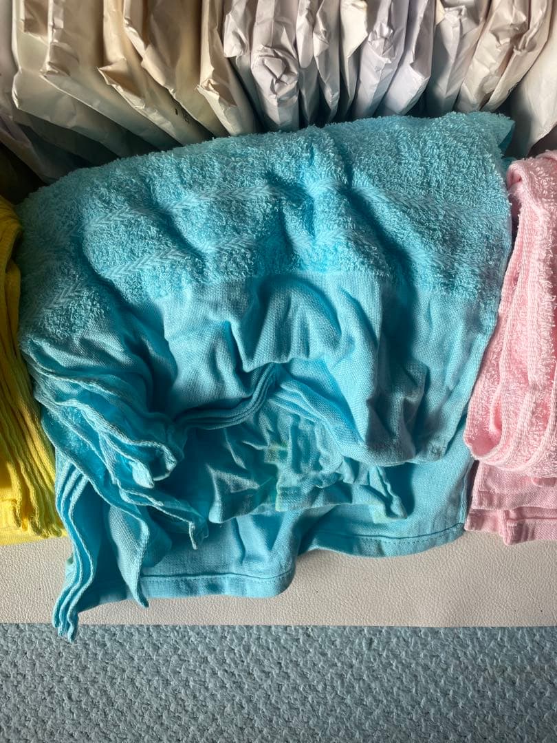 タオル 大量 約12Kg 222枚 粗品タオル 温泉タオル 企業名入 挨拶タオル