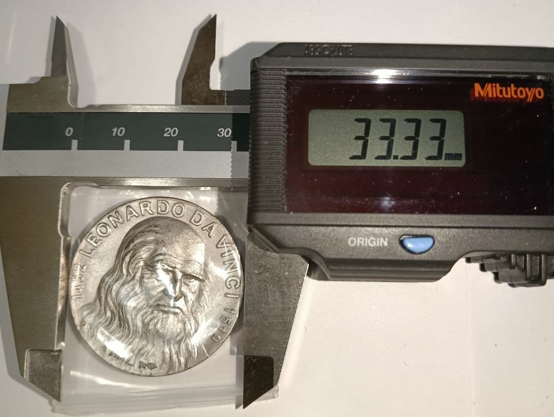 ✴*︎様 モナ・リザ来日祈念メダル 品位.999 純銀 モナ・リザ＆ダヴィンチ