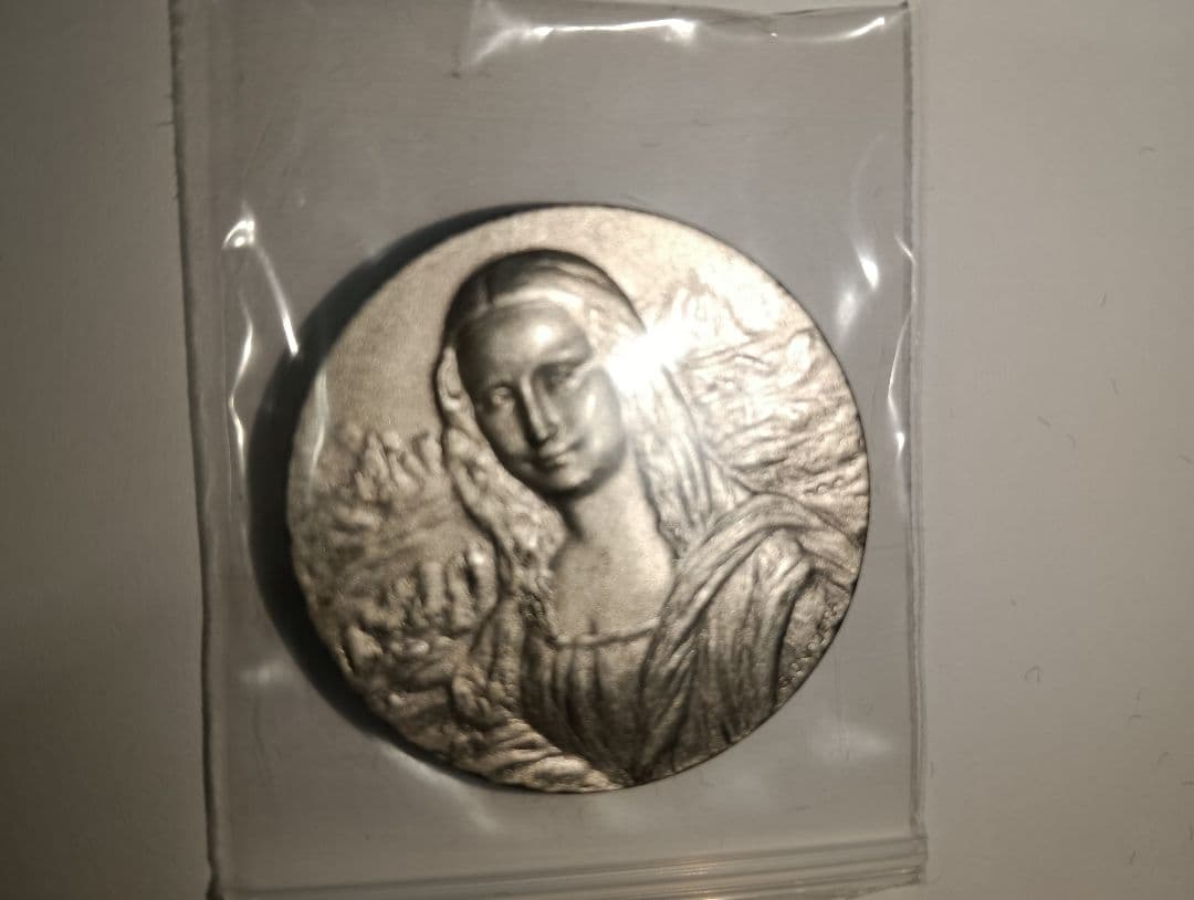 ✴*︎様 モナ・リザ来日祈念メダル 品位.999 純銀 モナ・リザ＆ダヴィンチ