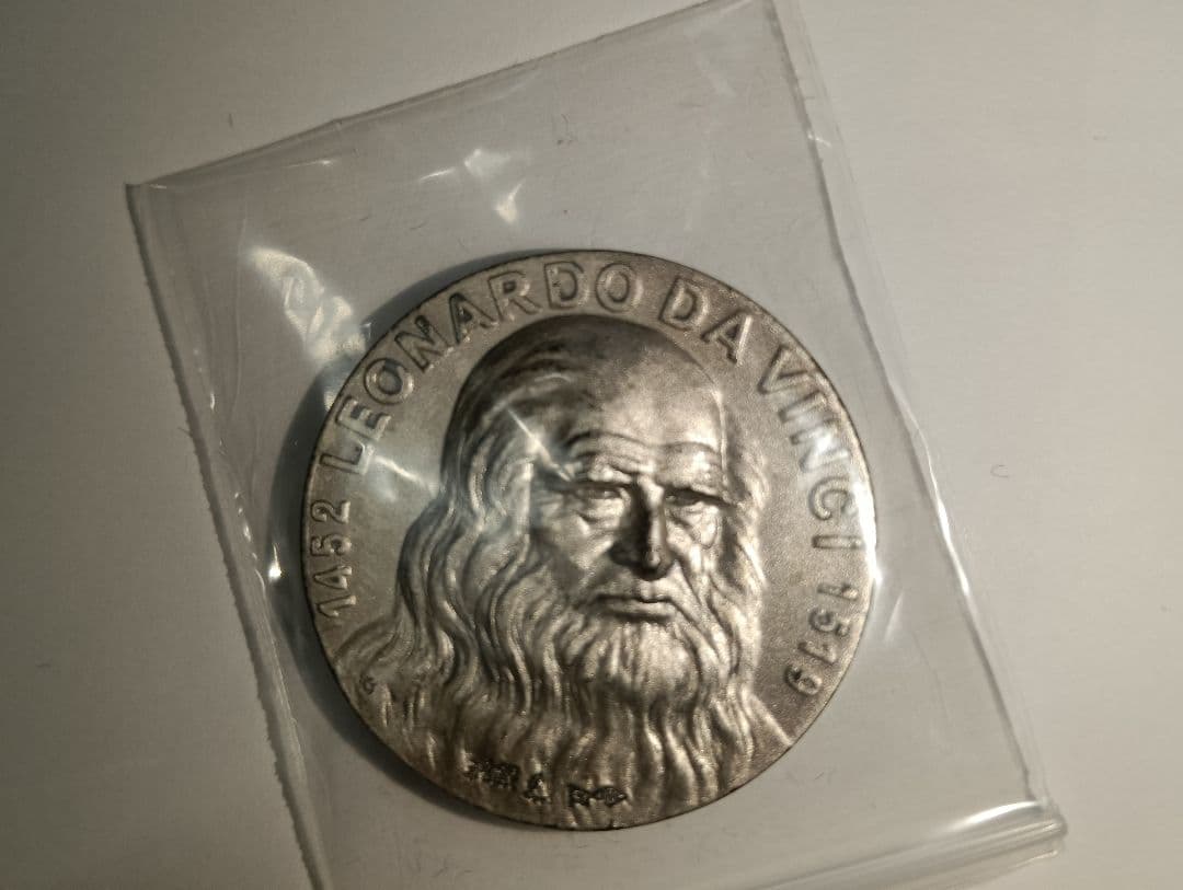 ✴*︎様 モナ・リザ来日祈念メダル 品位.999 純銀 モナ・リザ＆ダヴィンチ