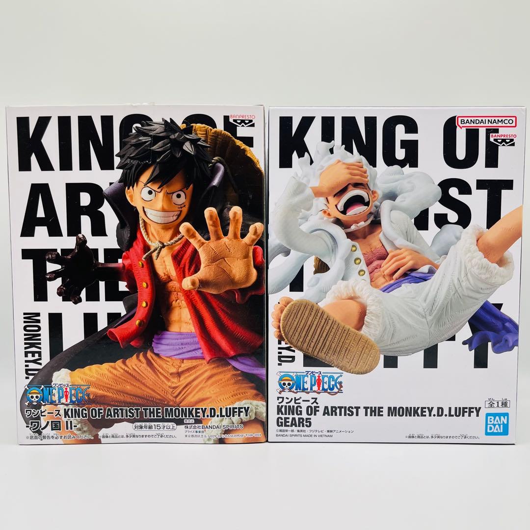 【美品】ワンピース KING OF ARTIST ルフィ2種セット