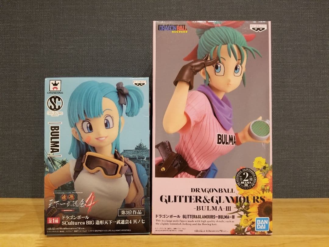 ブルマフィギュア2個＋おまけ計5点セット