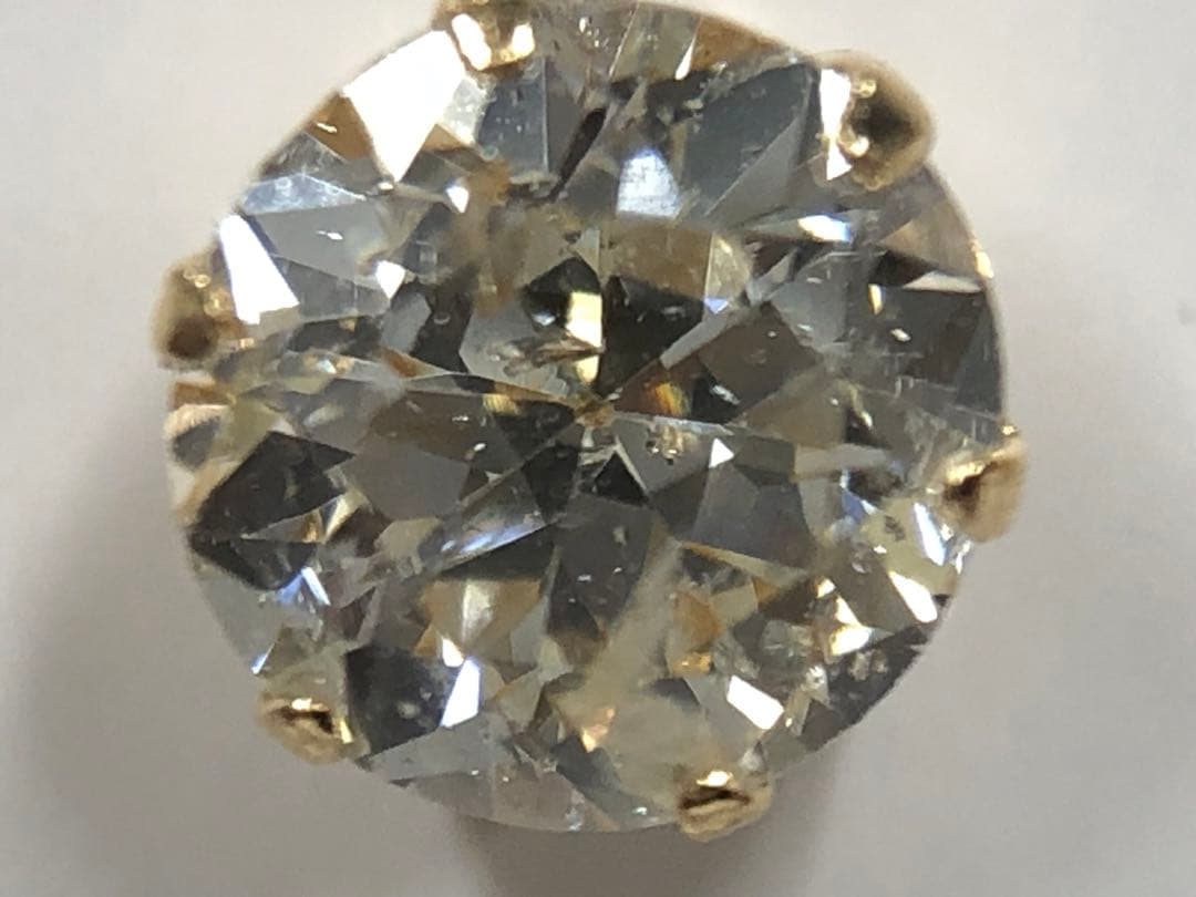 K18 0.952 ct K/L I-1 GOOD/VERY GOODピアス