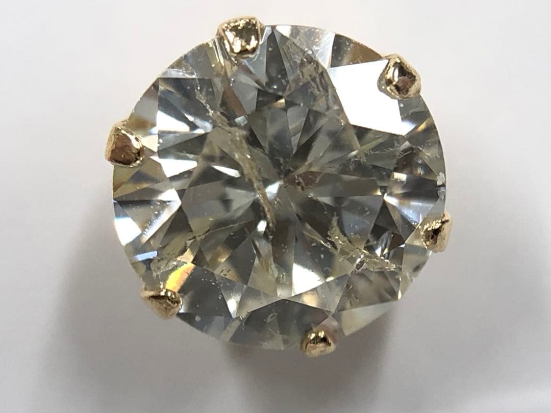 K18 0.952 ct K/L I-1 GOOD/VERY GOODピアス