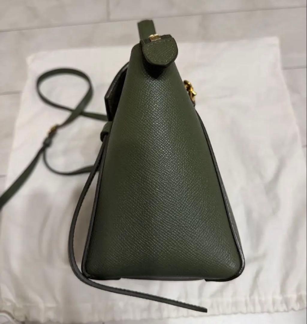 CELINEセリーヌ ベルトバッグナノ レザー