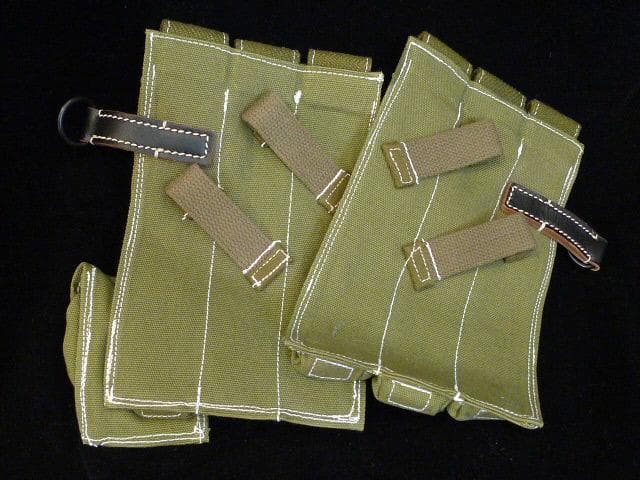 ドイツ軍　MP40マガジンポーチ　OD　S&G複製