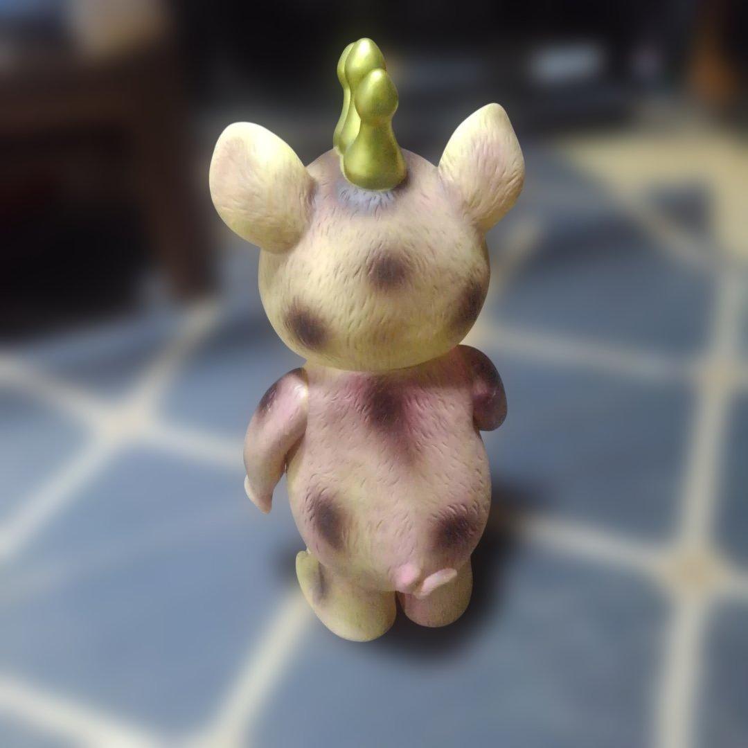 ブースカ　ソフビ　大　イヌクマ　ユーズド