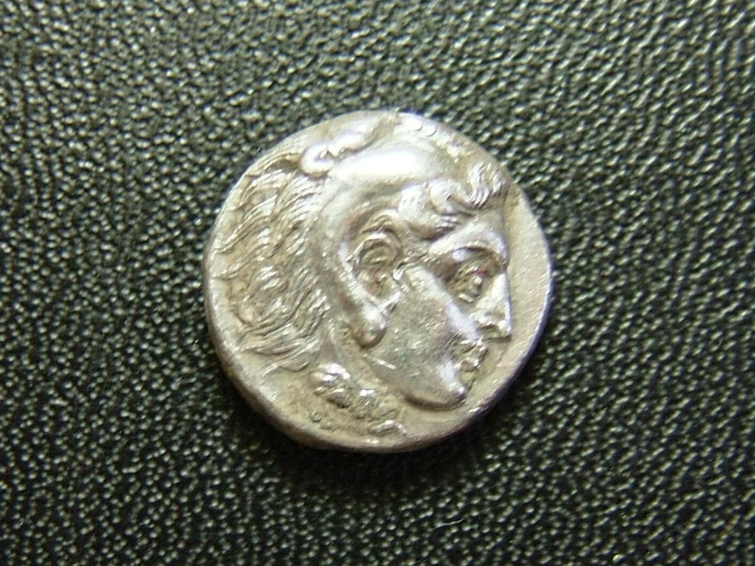 古代ギリシャ；マケドニア、アレクサンドロスIII世大王、ドラクマ銀貨、Rare
