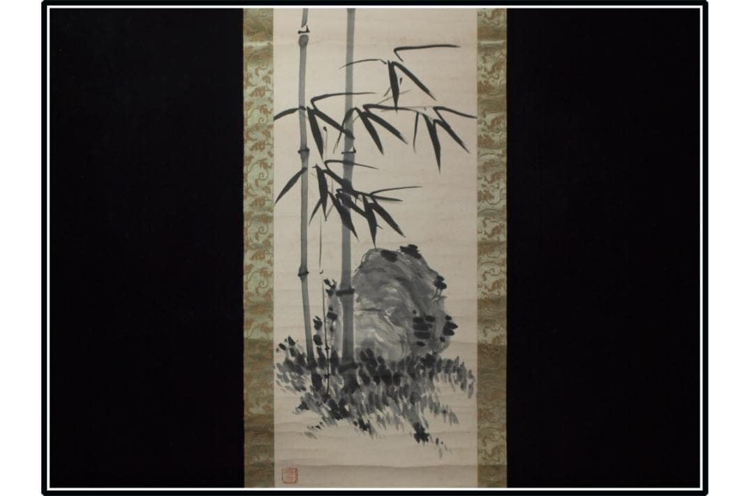 古民家整理品　日本江戸時代肉筆掛け軸そ※激安骨董品 X1133C16-9