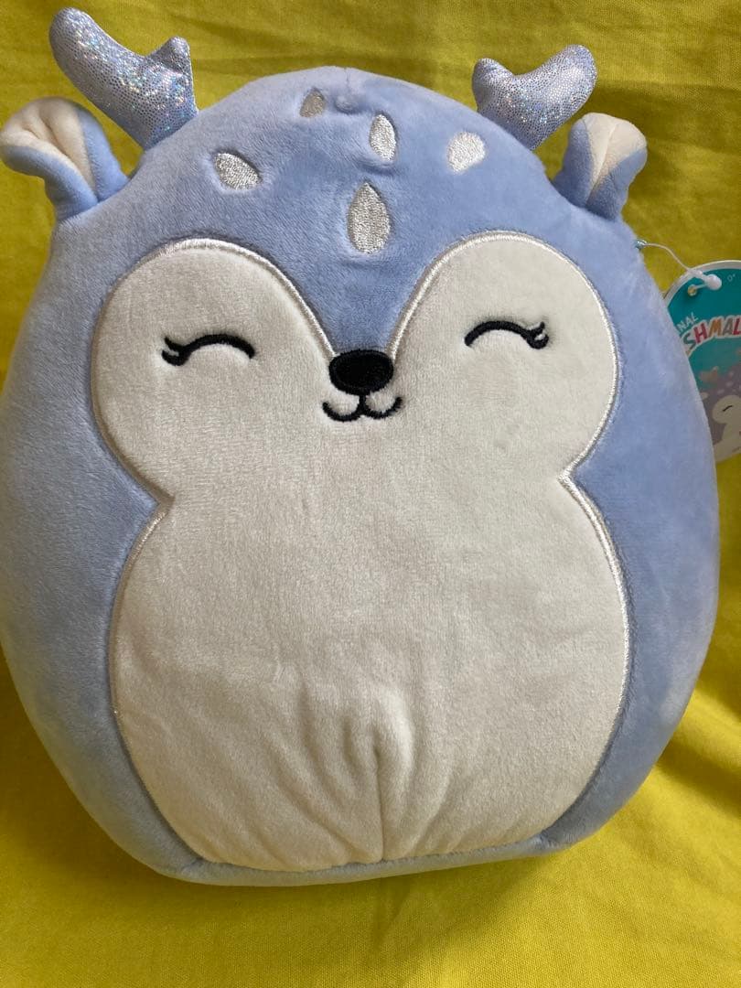 ✳️オリジナル スクィッシュマロー ファリン パープルブルー ぬいぐるみ鹿✳️