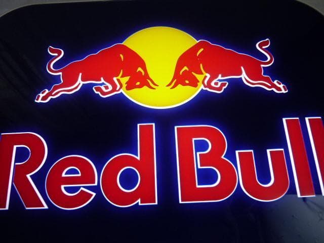 未使用　ネオンサイン　レッドブル　RedBull　LED看板　電飾看板