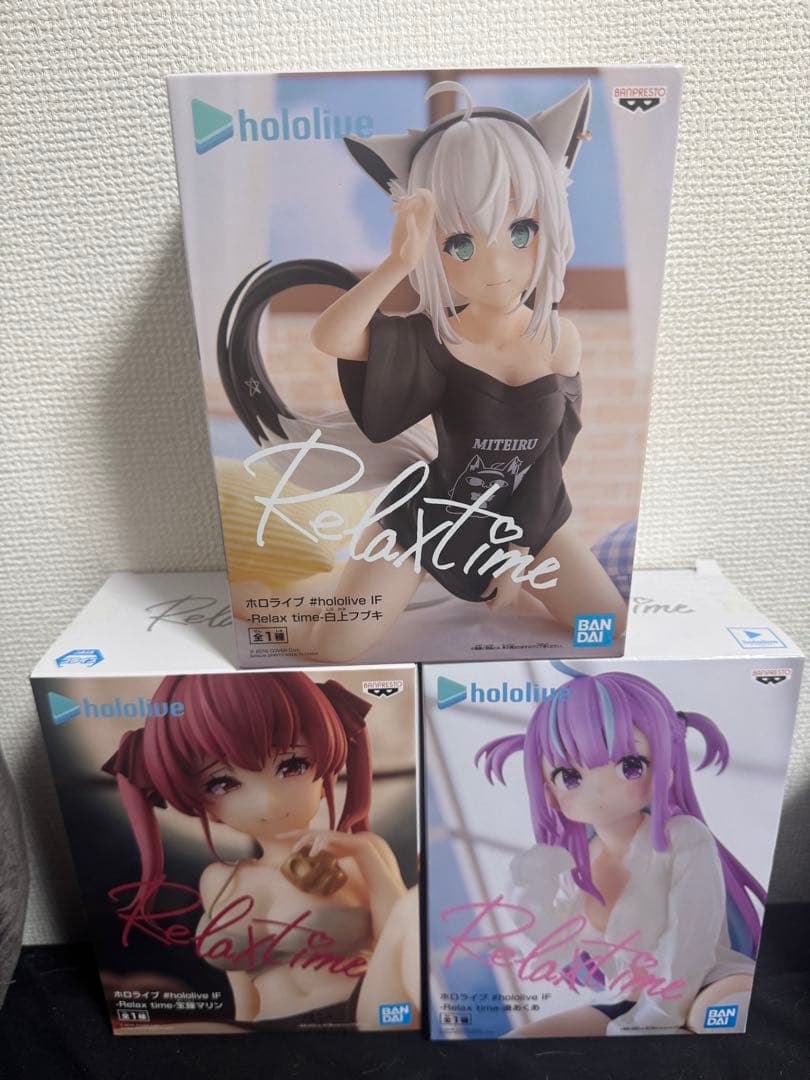 ホロライブ #hololive IF -Relax time-フィギュア 3種