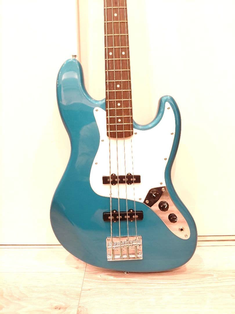 Busker’s バスカーズ　エレキベース ジャズベース ターコイズブルー