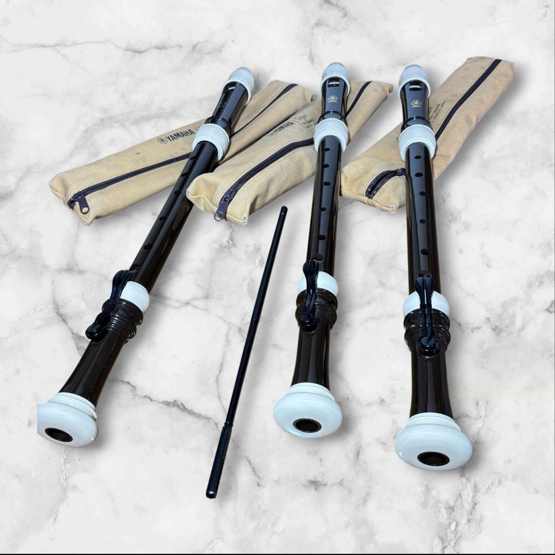 3セットYAMAHA テナーリコーダー ケース付き YRT-304BⅡ