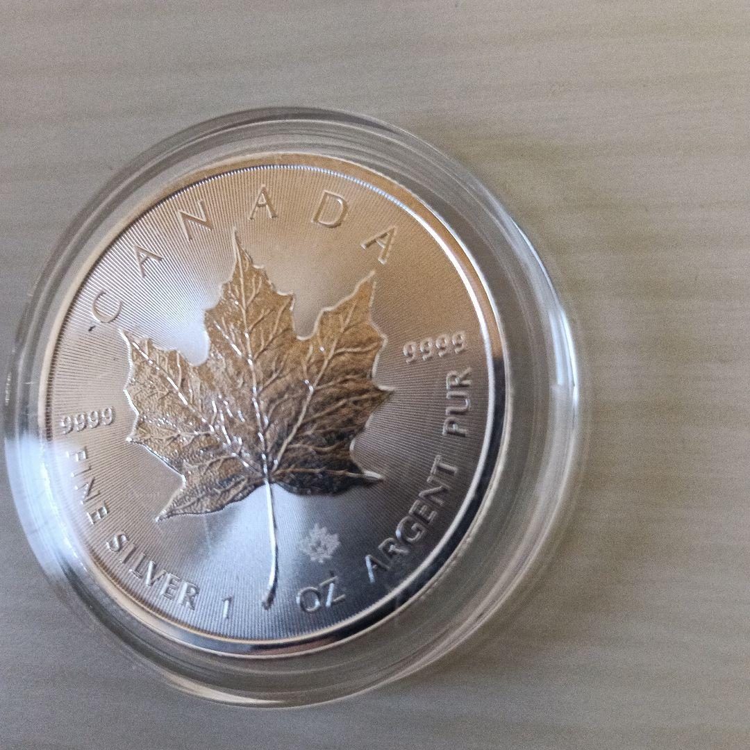 メープル銀貨1オンス　純銀