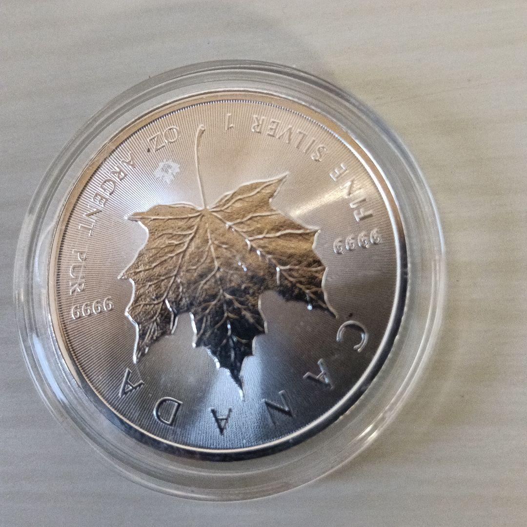 メープル銀貨1オンス　純銀