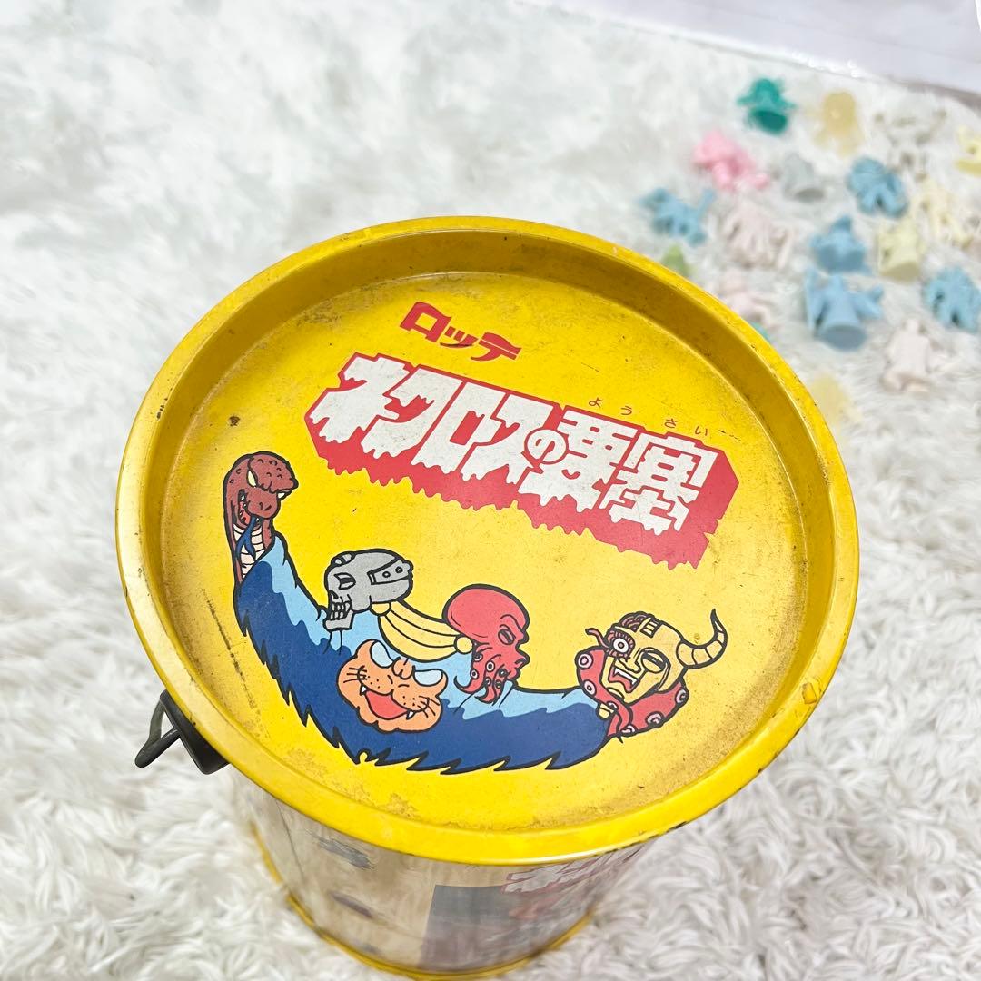 昭和レトロ コレクター必見 ネクロスの要塞 缶 + ソフビ 30体以上 セット
