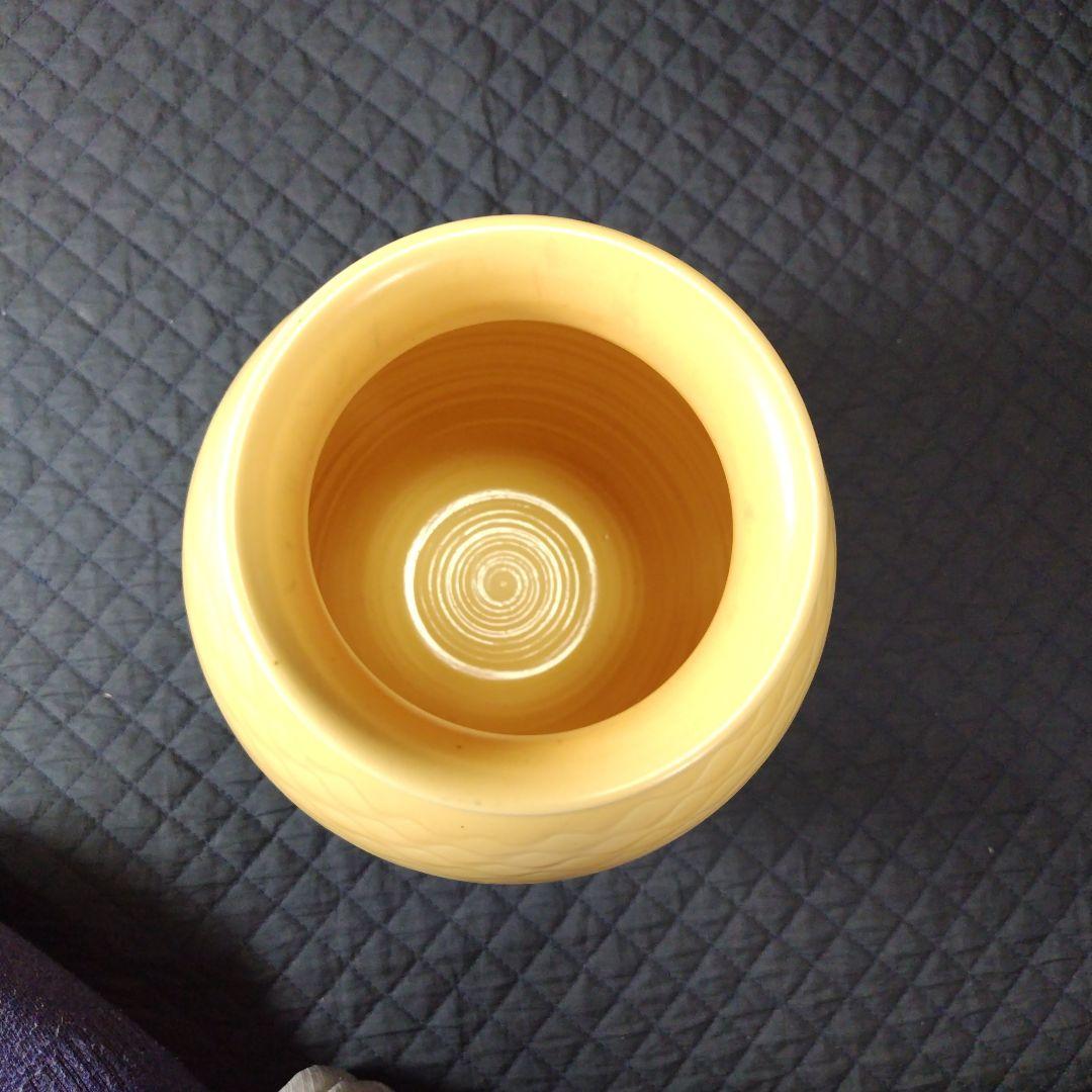 スージークーパー、アールデコ、マスタードカラーの花瓶、超レアー、超美品！