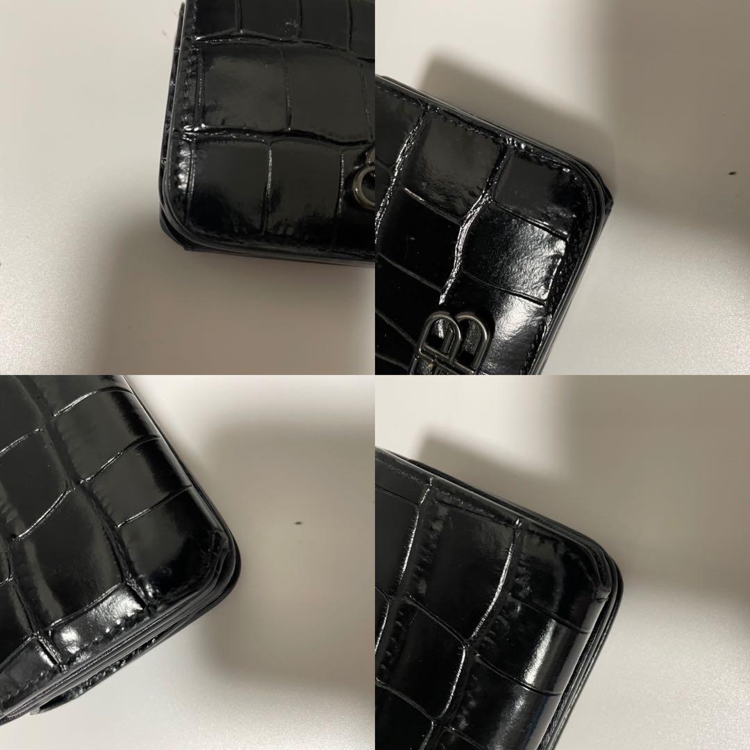 ✨未使用に近い✨　Balenciaga コンパクトウォレット　財布　レザー　黒