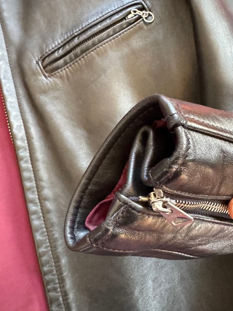 期間限定セール　早い者勝ち　schott ライダースジャケット 641xx 42