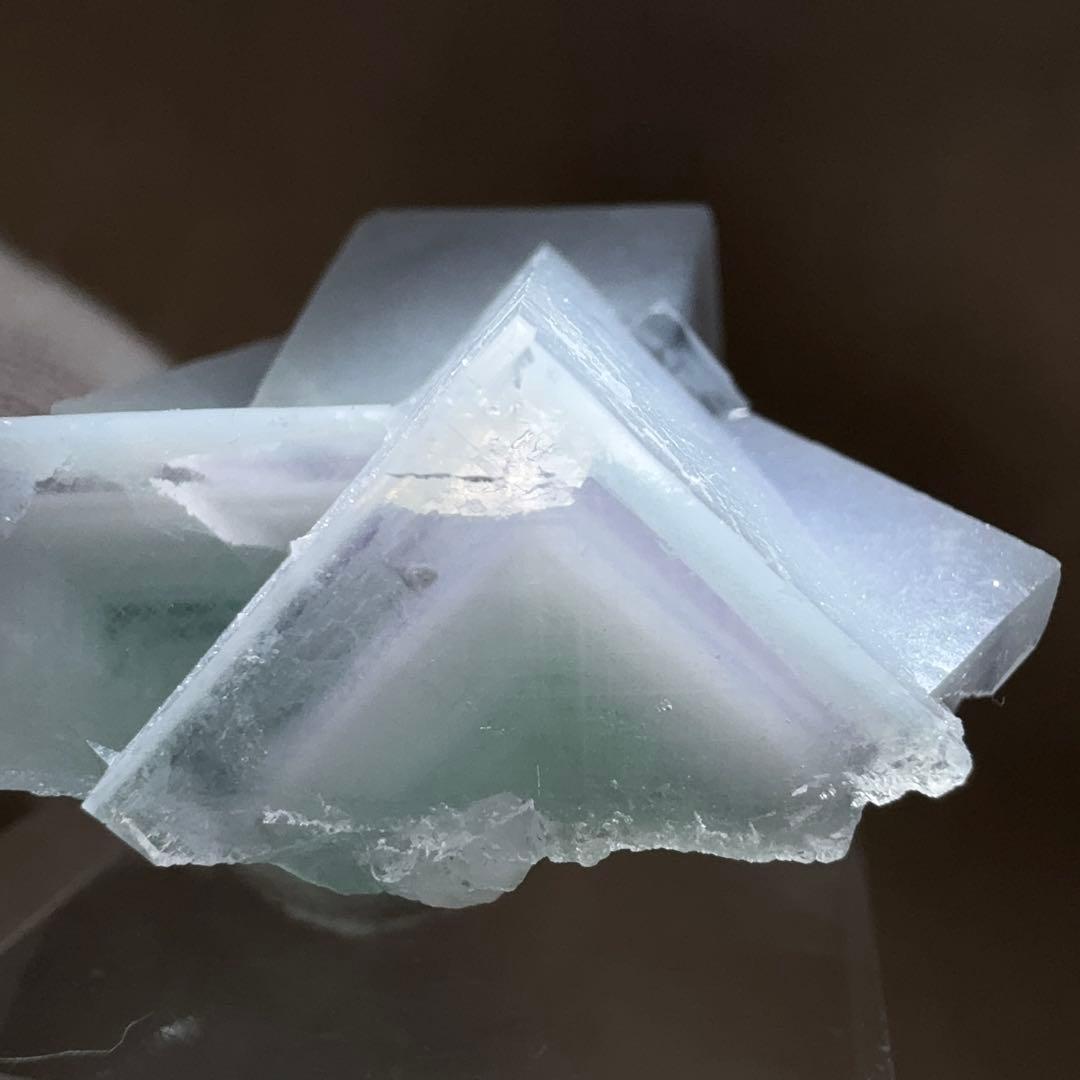 【D154】ポーセリンフローライト ヤオガンシャン 原石 鉱物 標本