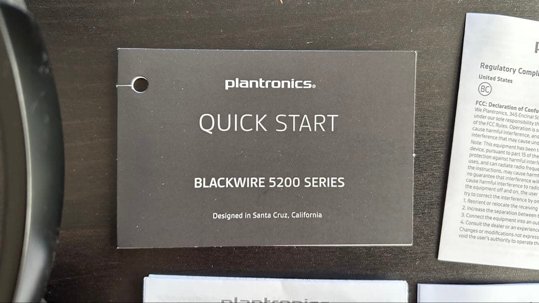 Plantronics Blackwire 5200 Series ヘッドセット