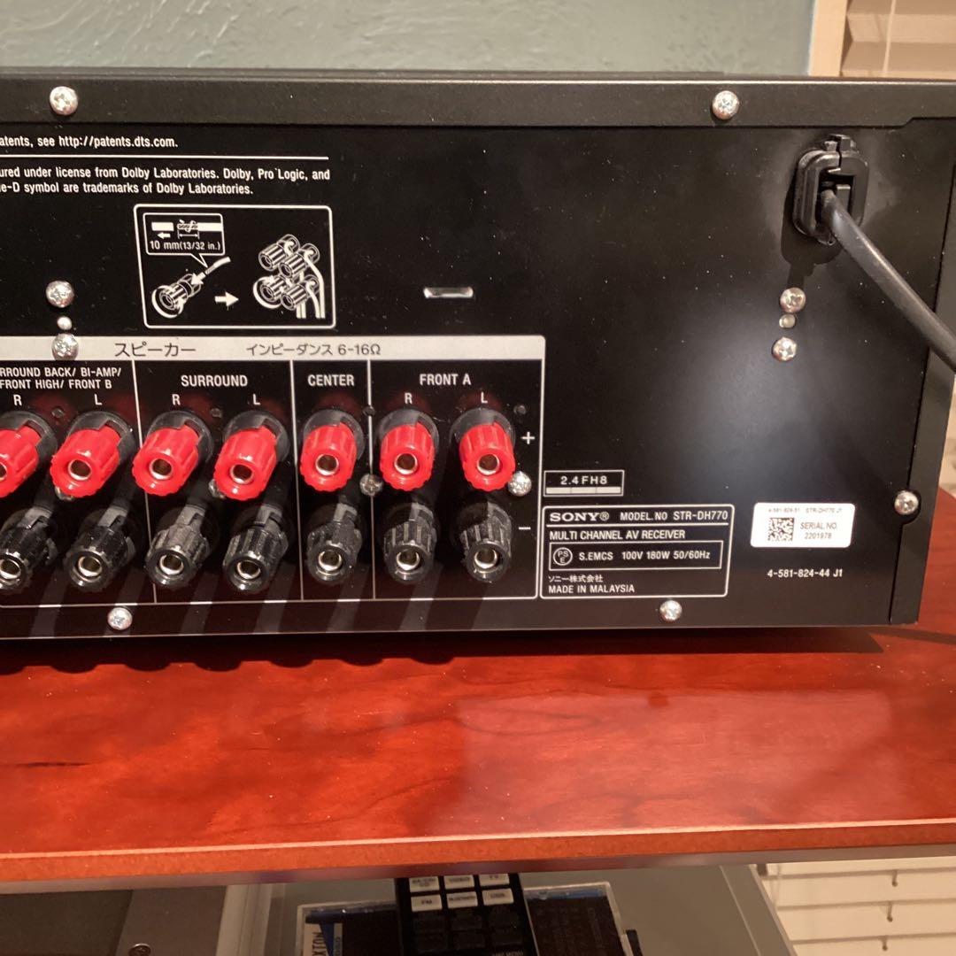 s*k様 SONY STR-DH770 AVアンプ 現状品