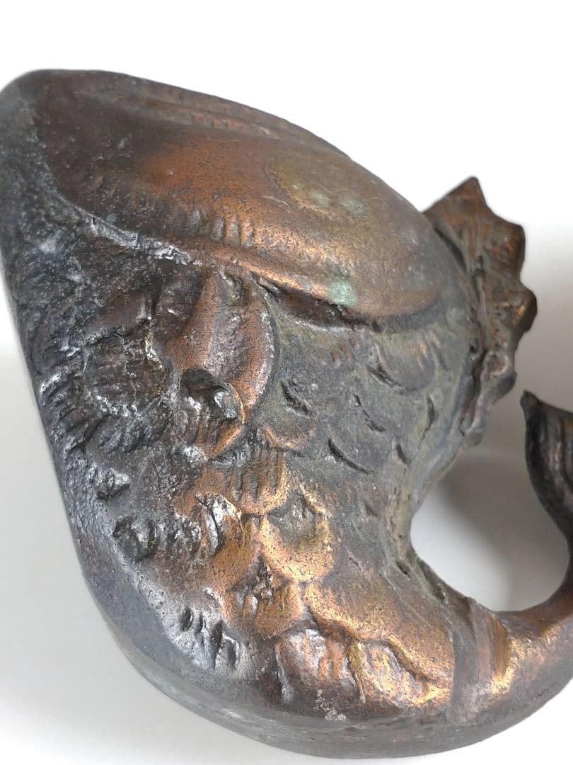 アンティーク オブジェ　ブロンズ製　　大小2個セット　刻印シール有　希少品