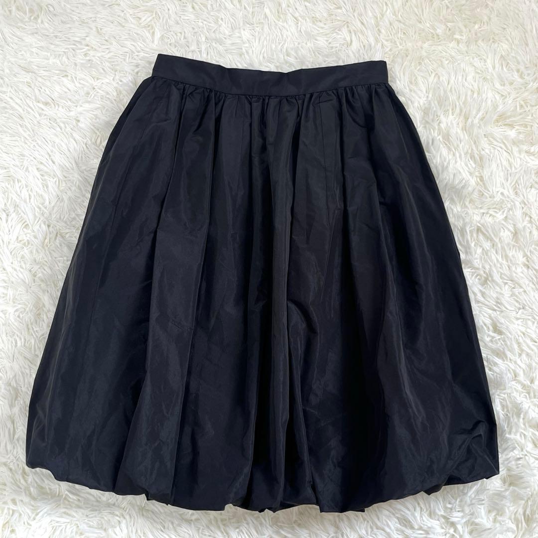 Patou パトゥ　バルーンスカート 34 XS ブラック　膝丈