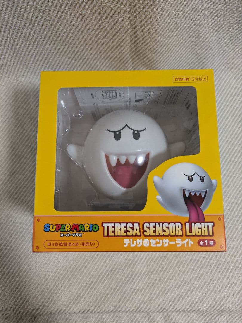 スーパーマリオ　キャラクターライト、テレサのセンサーライトの5個セット