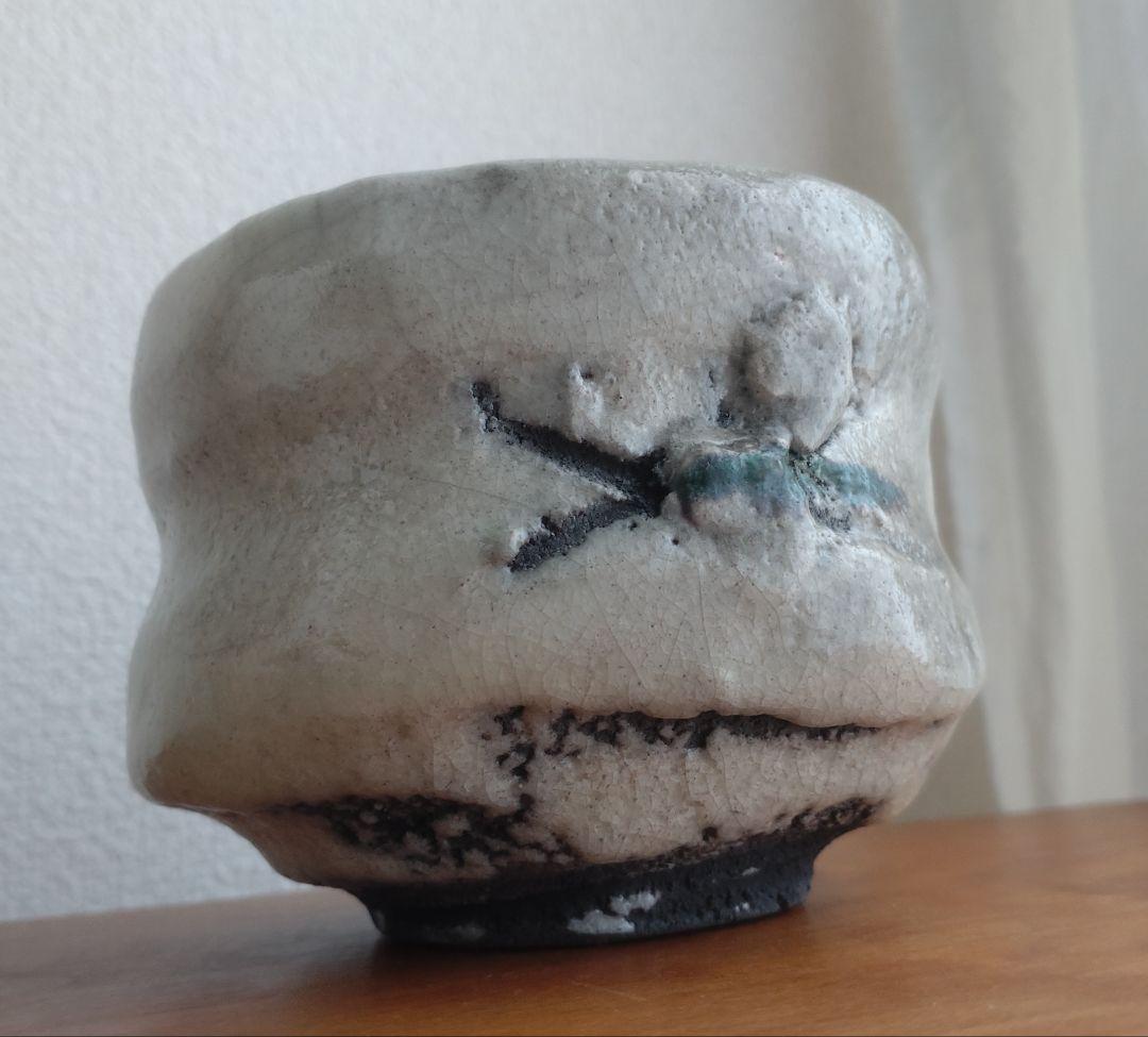 【名工】中村康平　白楽茶碗　共箱　大樋　樂　中村梅山　梅山窯　真作保証