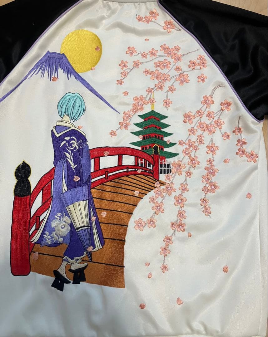 【美品 】錦×新世紀エヴァンゲリオン 刺繍トラックジャケット ジャージ綾波　M