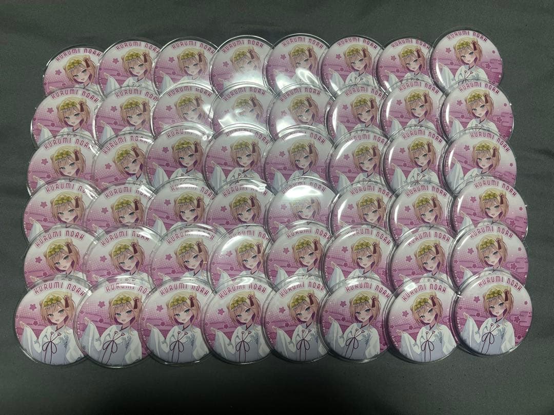 ぶいすぽっ！ 神田明神納涼祭 巫女 缶バッジ 胡桃のあ×48本日限定特価