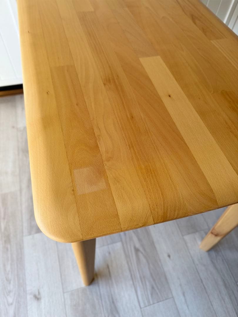 美品 ニトリ Nコレクション リビングデスク ナチュラル