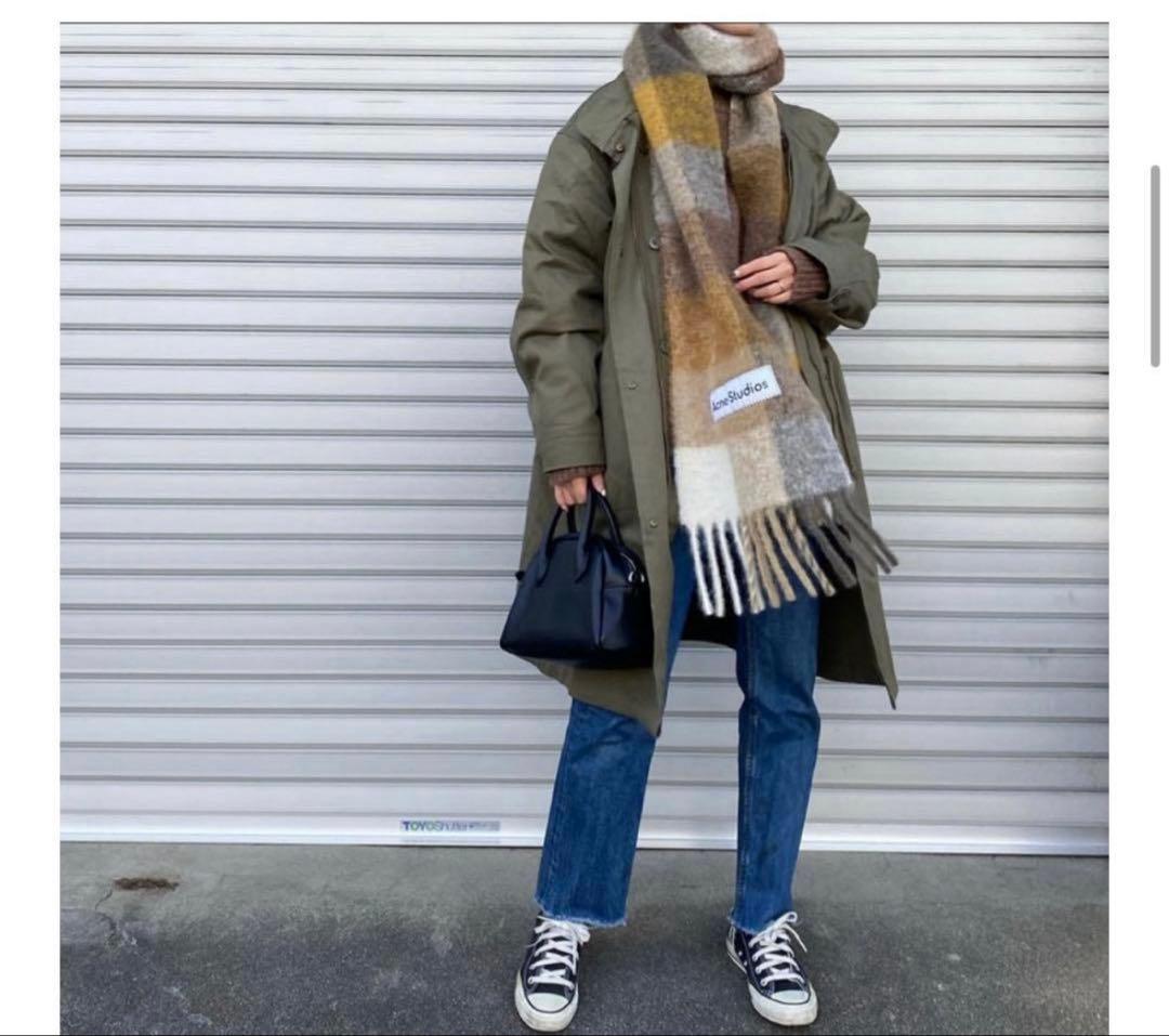 Acne Studios モヘアチェック　マフラー