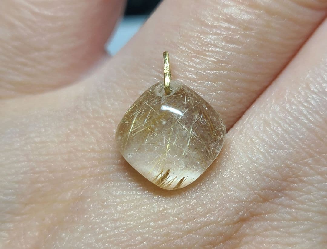 ニケ☆★ミャンマー産ブルースピネル、ブラジル産ルチルクオーツ★オーダー