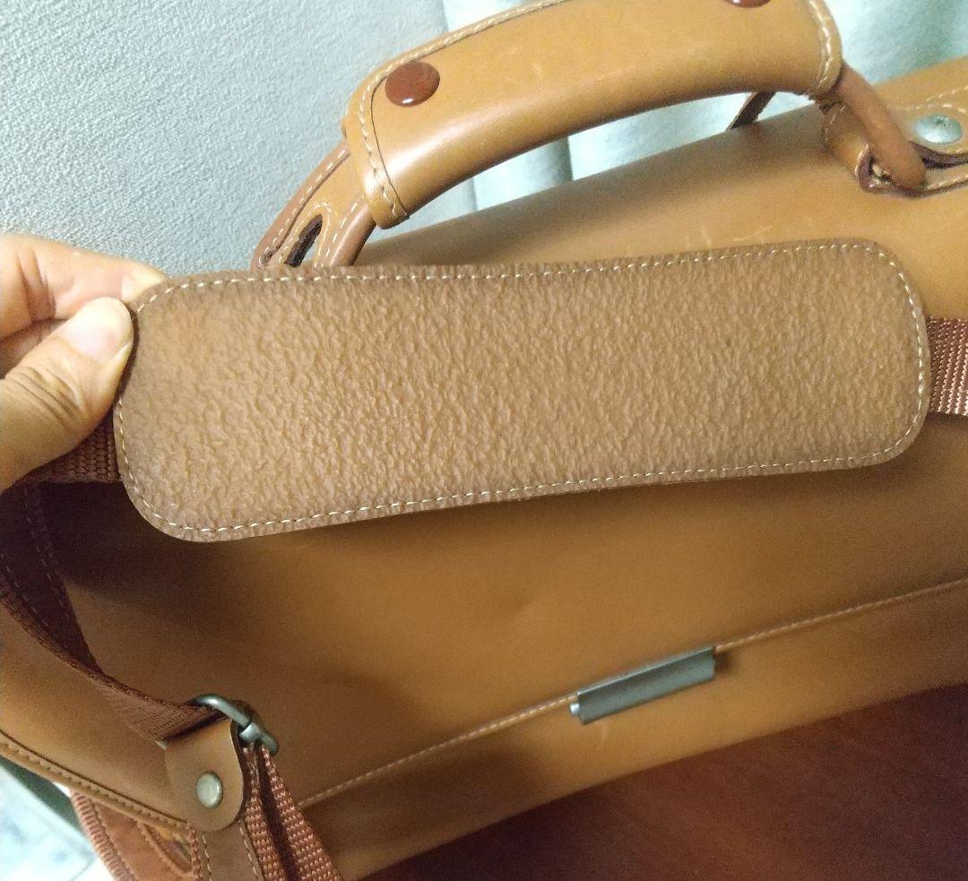 ハートマンブリーフケースビジネスバッグ革茶色　hartmann