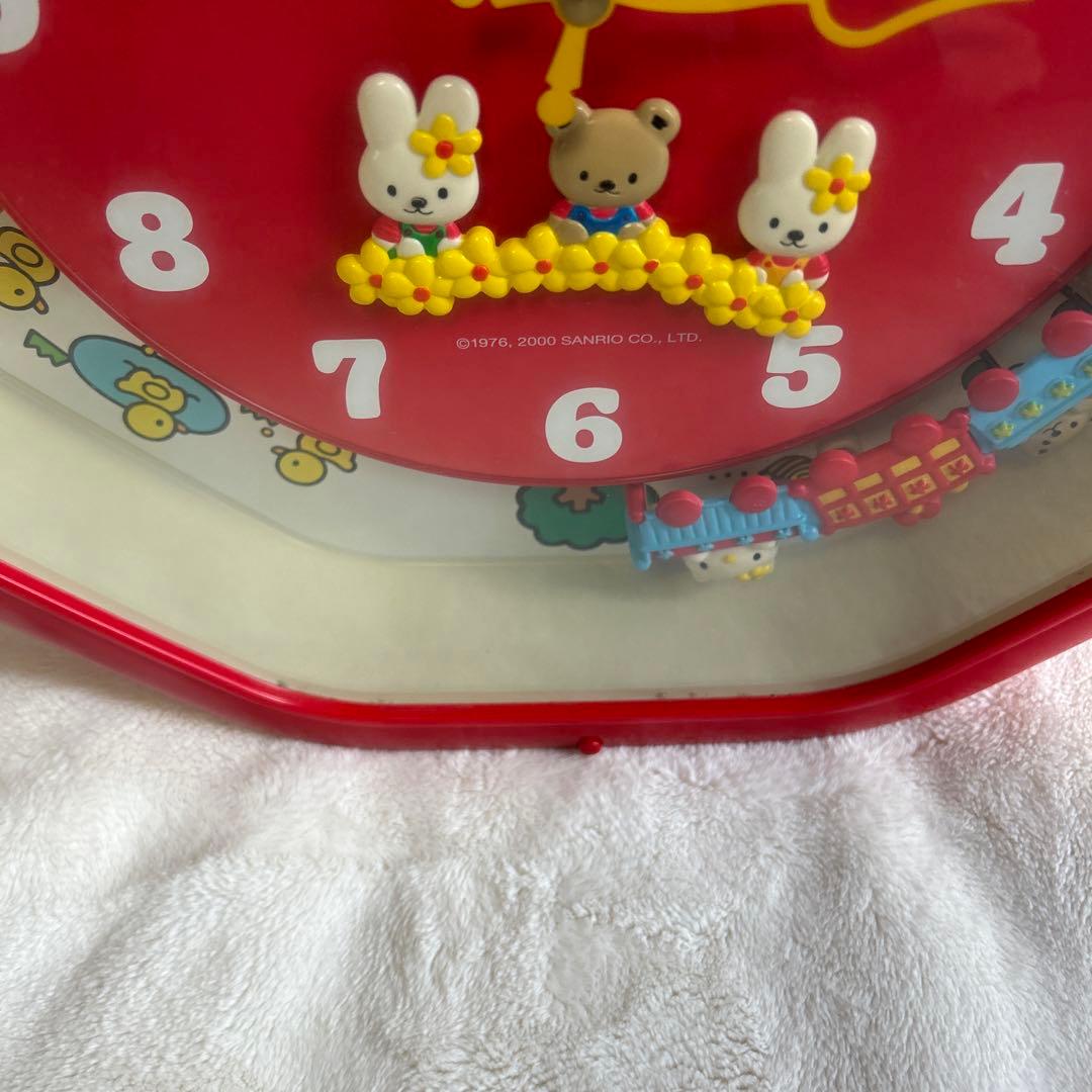 希少⭐️ハローキティ 汽車カラクリ壁掛け時計